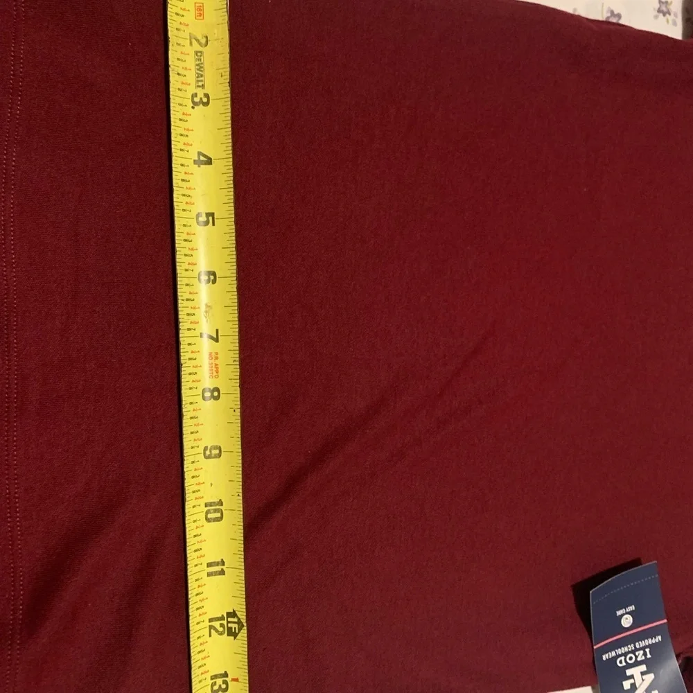 IZOD Burgundy Polo Shirt M (10-12) kid